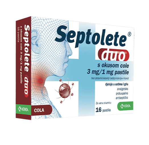 Septolete duo s okusom cole